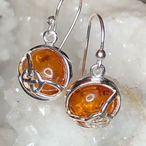 Amber Dangle Earrings